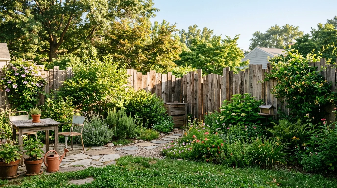 Horizontal Slat DIY Fence